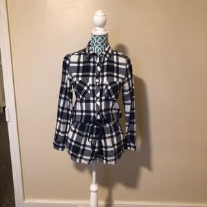 Plaid Aerie Romper Sz S